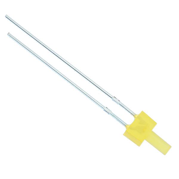Yellow 2mm Lighthouse Diffused LED 130°