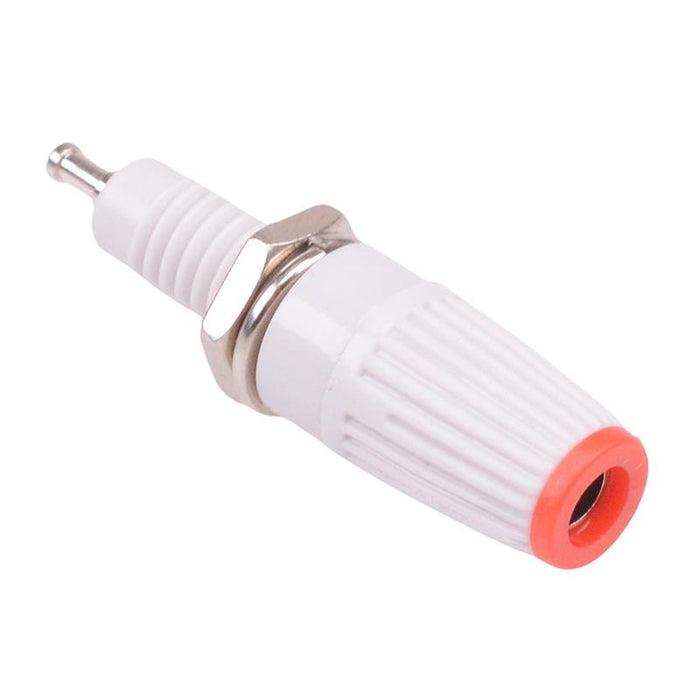 Red 4mm Binding Post Grey Body M8