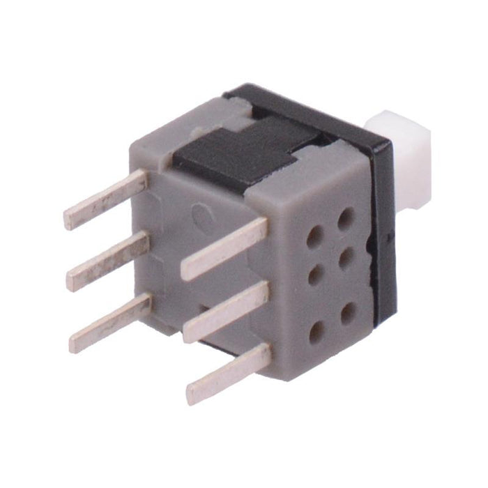 Latching 5.8x5.8mm PCB Push Button Switch DPDT 100mA 30VDC