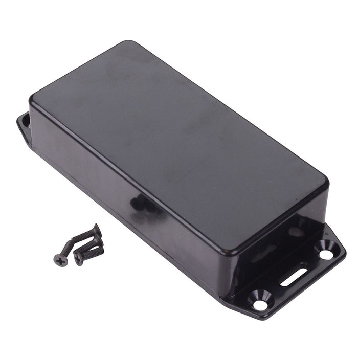 1591AFLBK Hammond Multipurpose Black FRABS Enclosure Flanged Lid 100 x 50 x 25mm