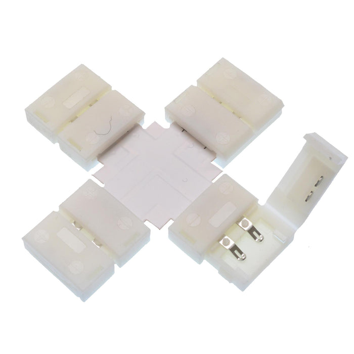 4 Way Single Colour 10mm LED Strip Connector