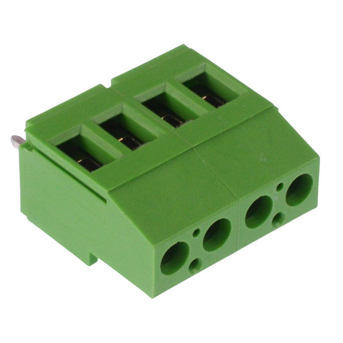 4-Way 5.00mm PCB Terminal Block Green 20A 300V