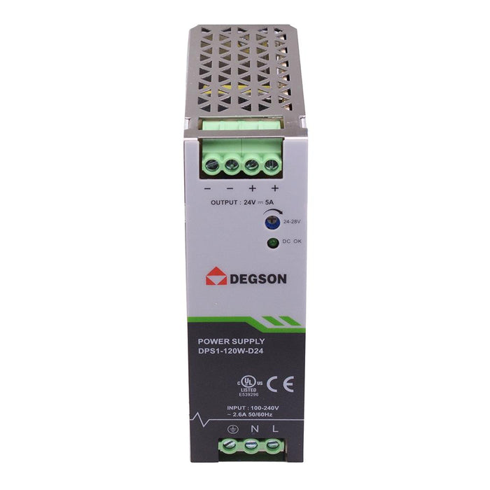 24VDC 120W DIN Rail Power Supply 230VAC