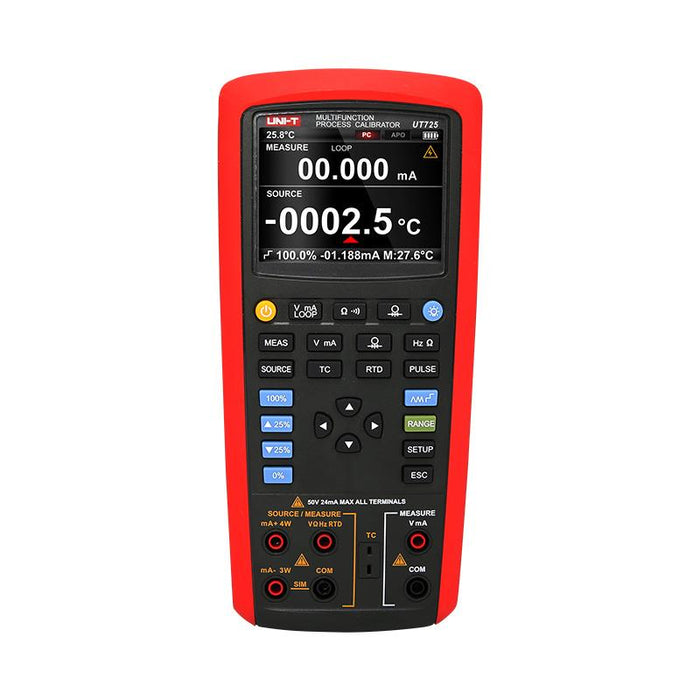 UT725 Multifunction Temperature / Loop Process Calibrator Uni-T