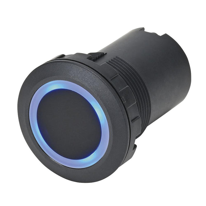 CW1H-DM1NSPW-C IDEC Blue / White LED Flush Black Touchless Switch IP67