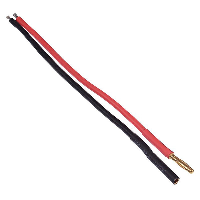 Pair 2mm Prewired Gold Banana Connectors 100mm 18AWG