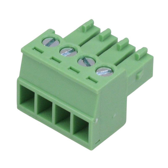4-Way 3.5mm Right Angle Pluggable Terminal Block 8A 300V