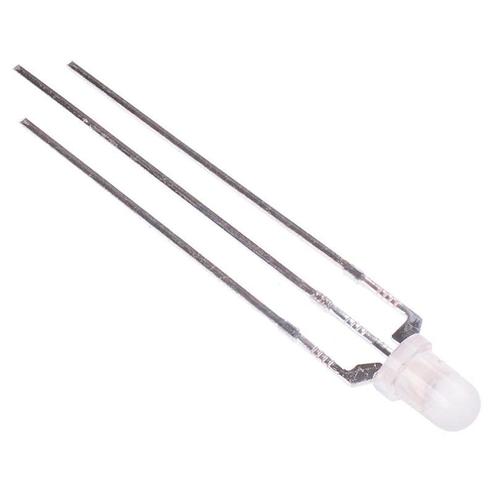 Red/Green Bi-Colour 3mm Diffused LED Common Cathode