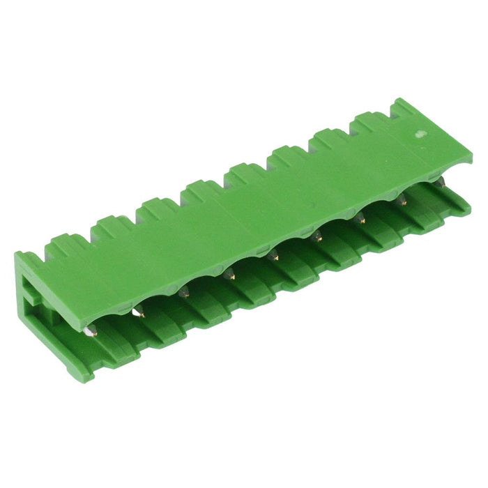 9-Way 5.08mm Vertical PCB Header Open Ends Green 15A 300V