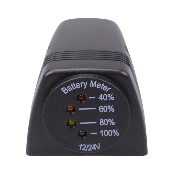 Battery Indicator Meter with Panel Mount Housing 12V/24V A25-4HS-BB3