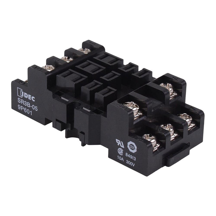 SR3B-05 Screw Terminals DIN Mount Relay Socket for RR Relays IDEC
