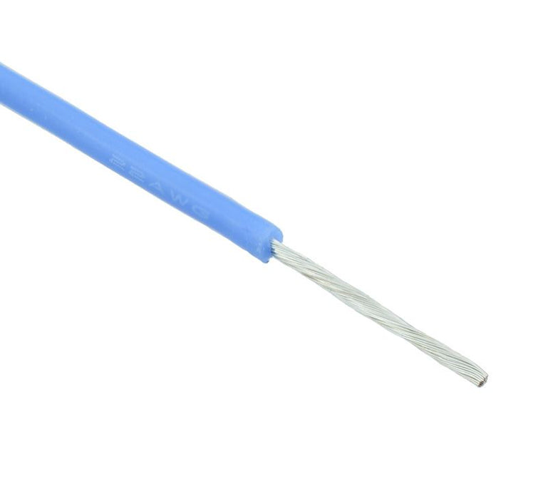 Blue Silicone Lead Wire 26AWG 25/0.08mm (price per metre)