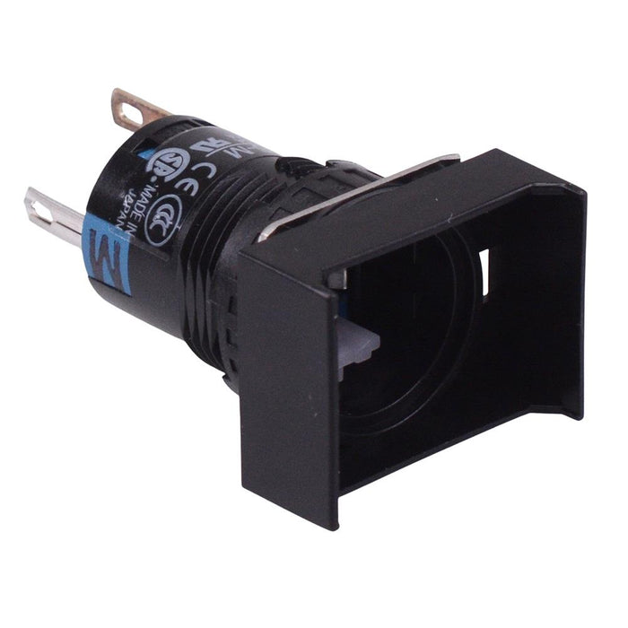 AL6H-M100 16mm Momentary Rectangular illuminated Push Button Body SPDT IDEC