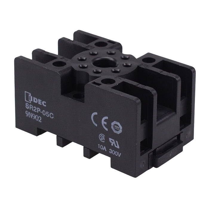 SR2P-05C Screw Terminals DIN Mount Relay Socket for 2 Pole RR2P Relays IDEC