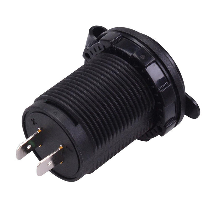 Dual USB-A 5V 2.4A Panel Mount Socket A13-194B2-BB3