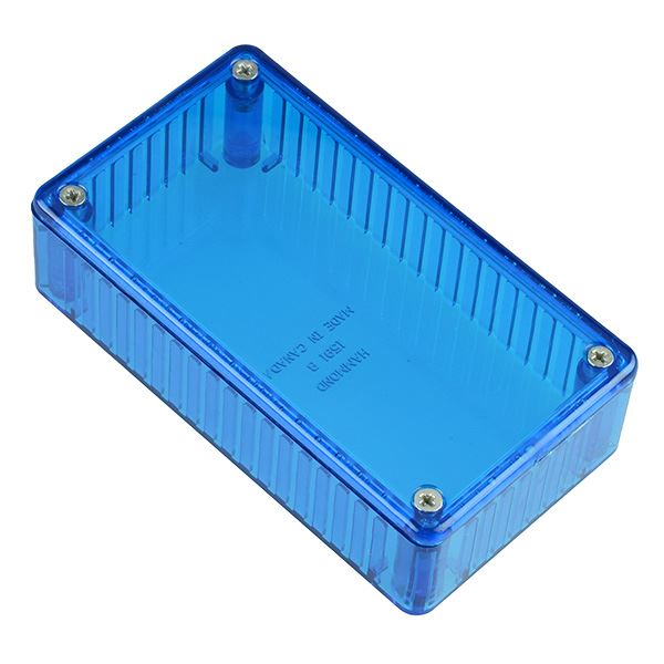 1591ATBU Hammond Clear Polycarbonate Enclosure 100 x 50 x 25mm