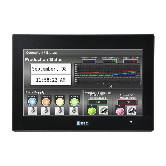 FT2J-7U22SAF-B 7" Touch Screen Display Integrated PLC IDEC