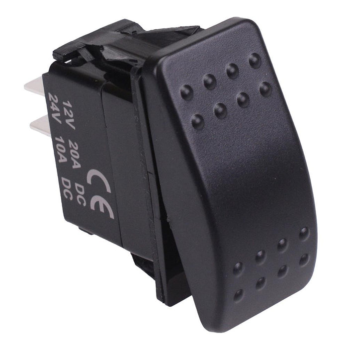 Off-(On) Momentary Automotive Rocker Switch DPST 10A 12-24V IP68