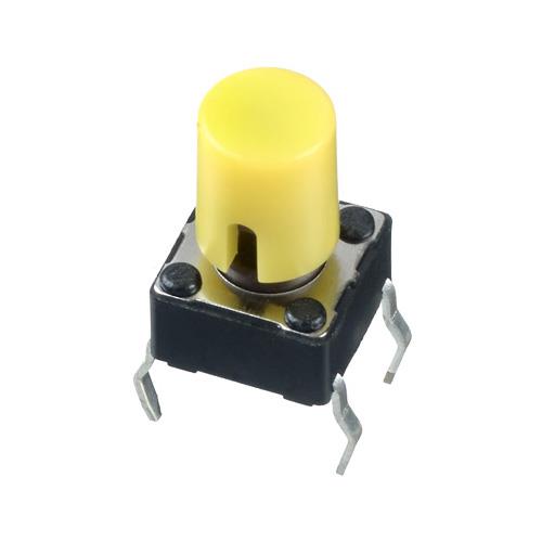 U5535 Yellow 4.5mm Round Tactile Switch Cap for PHAP5-30 APEM