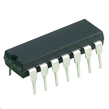 SN74HCT14N Inverter, Schmitt Trigger, 74HCT14, 1 Input, 4.5V to 5.5V, DIP-14