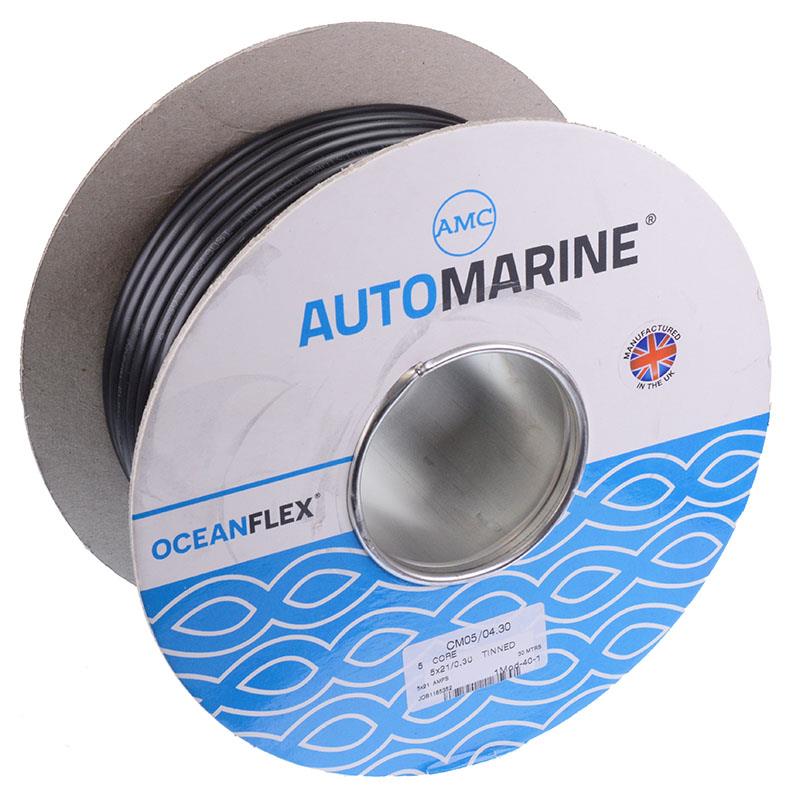 5 Core Round 1.5mm² Oceanflex Tinned Cable 21 0.3mm 30M