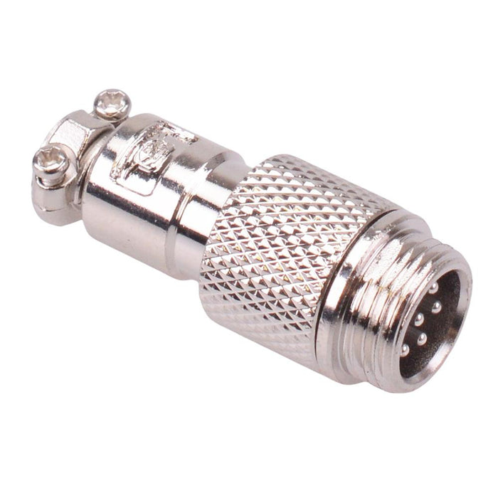 6 Way M12 Male Circular Plug Connector 5A 125V