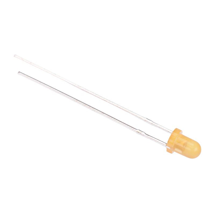 Orange 3mm Diffused LED 460mcd 60°