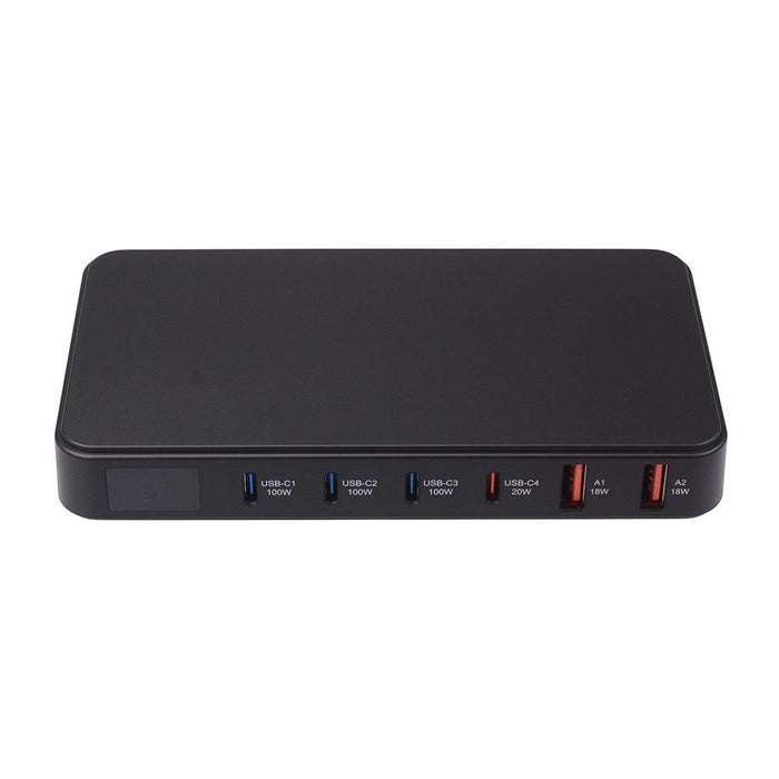 6 Port 140W Desktop USB PD Fast Charger 2x USB-A, 4x USB-C