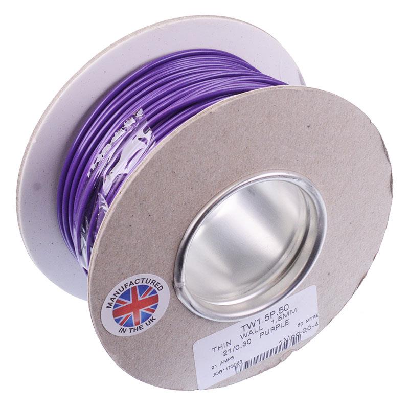 1.5mm² Thin Wall Cable 21 0.3mm 50M