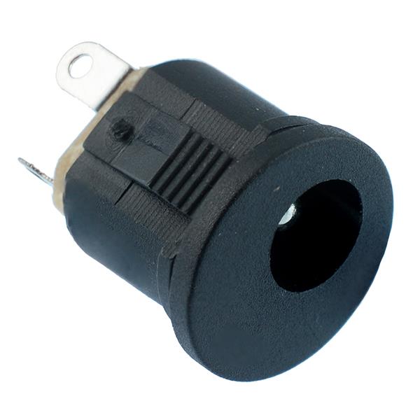 2.5mm x 5.5mm Push Fit Panel Mount DC Socket Connector