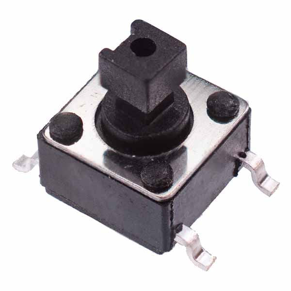 6x6x7.3mm Square Actuator SMT Momentary Tactile Switch