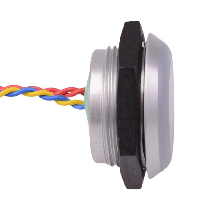 PBAM4AF0002D0G APEM Blue LED 12VDC Momentary NO 30mm Piezo Switch Prewired IP68