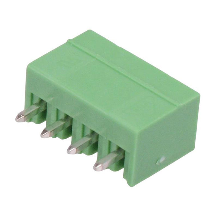 4-Way 3.5mm Vertical PCB Header Closed Ends 8A 300V