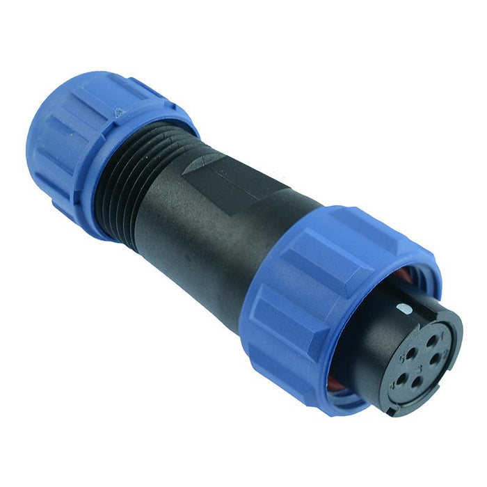 5 Pin Waterproof W13 Female Plug Cable Connector IP68