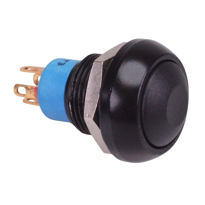 IPR5SAD2 Black Momentary 12mm Push Button Switch SPDT IP67 APEM