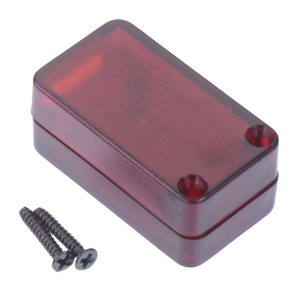 1551USB1TRD Hammond Trasparent Red Plastic USB Enclosure 35 x 20 x 15 ...