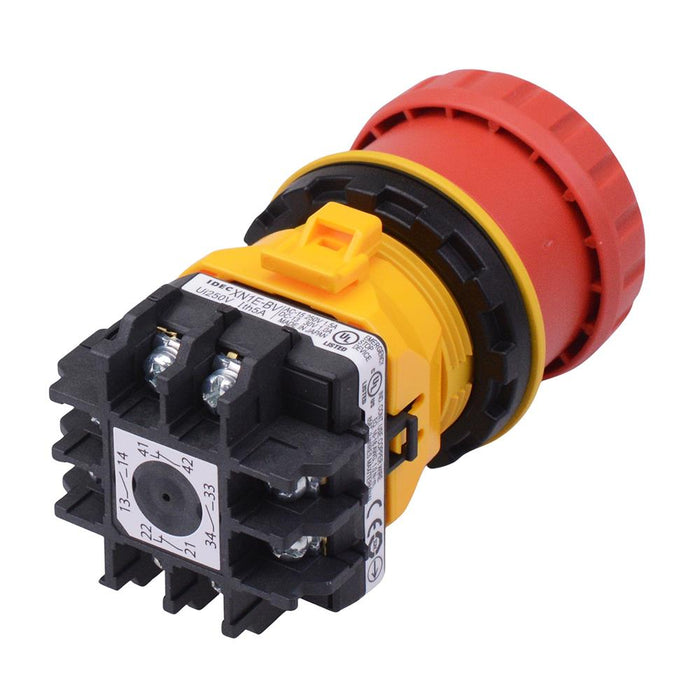 XN1E-BV422MR 30mm Emergency Stop Switch 40mm Mushroom 2NO-2NC IP65 IDEC