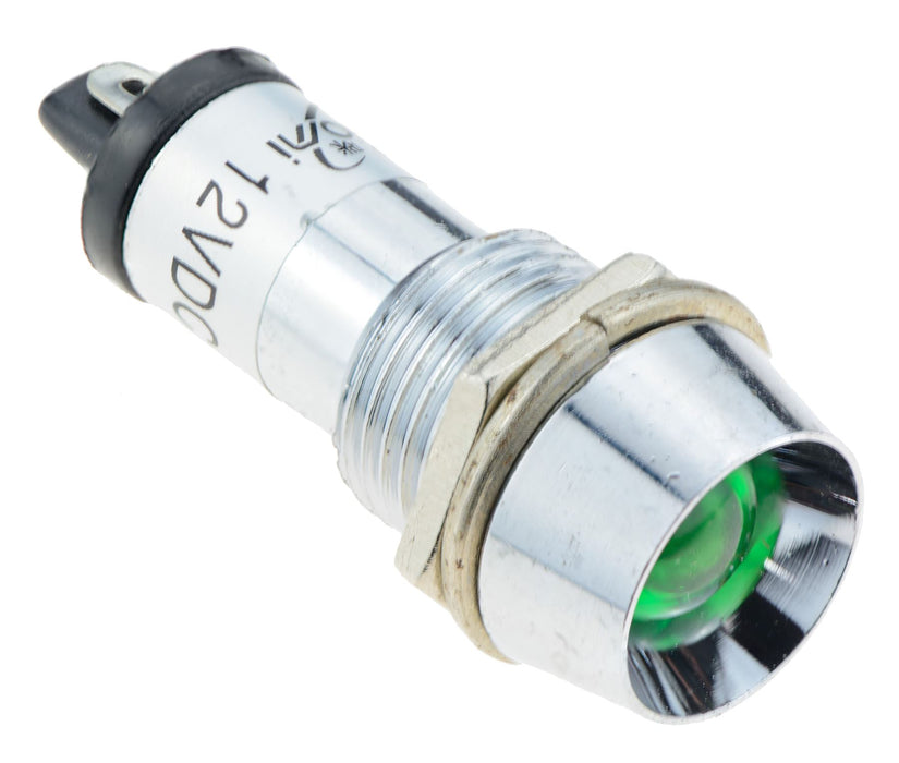 Green 12mm Pilot Indicator Light 12V