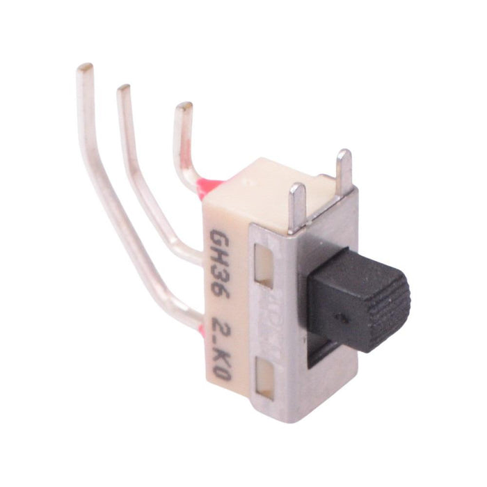 GH36WW10001 Right Angle Vertical On-On Slide Switch SPDT 3A 30VDC