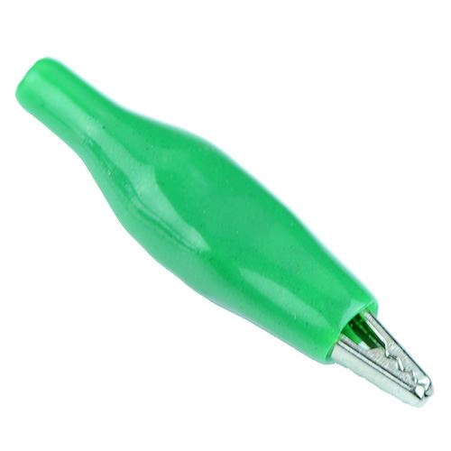 Green Miniature Alligator Clip 27mm