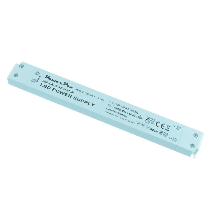 Slim 30W 12V 2.5A Constant Voltage LED Driver Power Supply