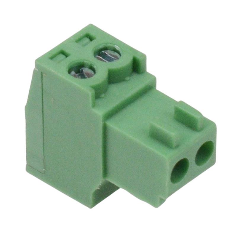 2-Way 2.54mm Right Angle Pluggable Terminal Block 4A 125V — Switch ...