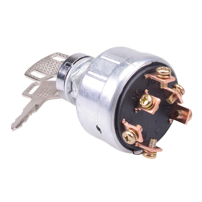 Automotive Off-On-(On) 19mm Starter Key Ignition Switch Screw Terminals