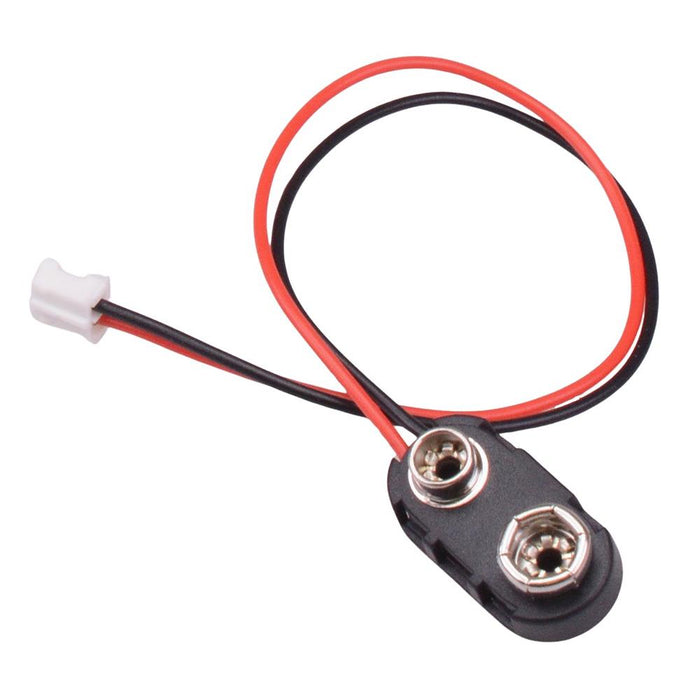 9V PP3 Battery Clip 150mm with 2-Pin Plug