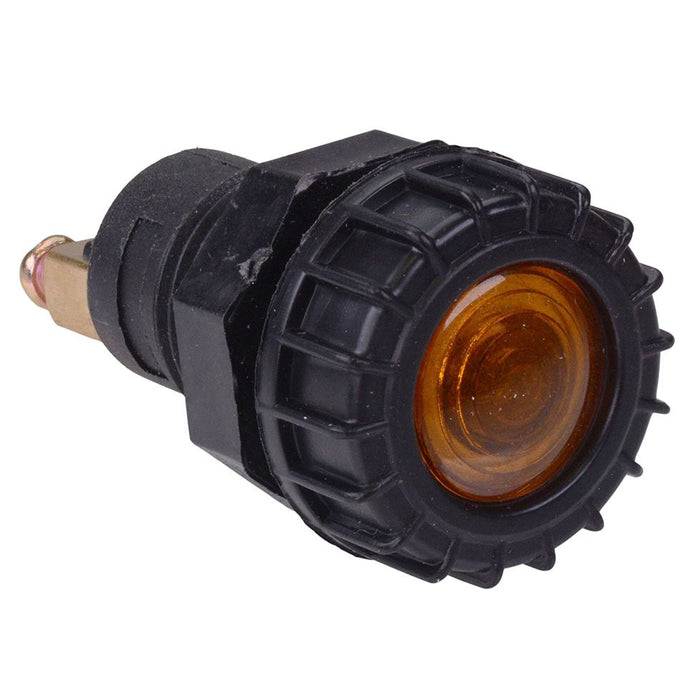 Yellow Automotive 17mm Panel Indicator Light 12V