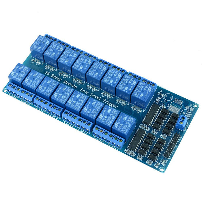 5V 16-Channel Relay Board Module High/Low Trigger
