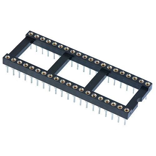 40 Pin DIP/DIL Turned Pin IC Socket Connector 0.6" Pitch
