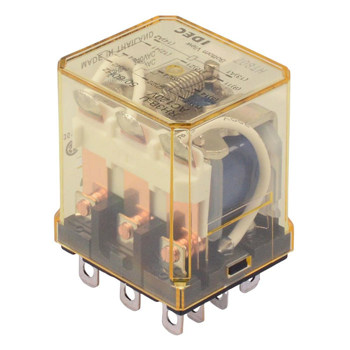 RH3B-UAC120V 120VAC Plug In Compact Power Relay 10A 3PDT IDEC
