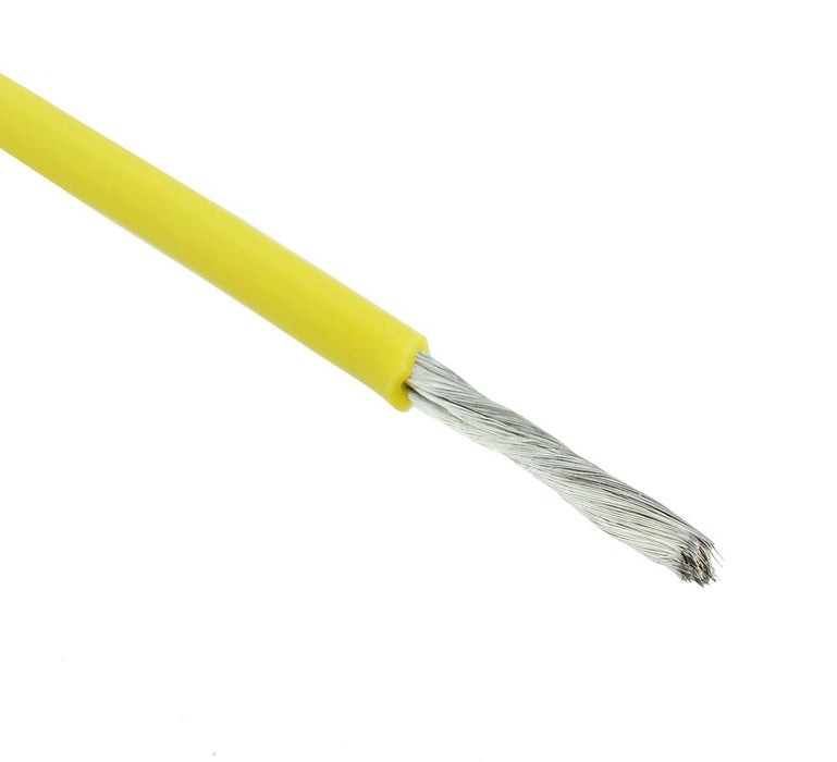 Yellow Silicone Lead Wire 16AWG 252/0.08mm (price per metre)