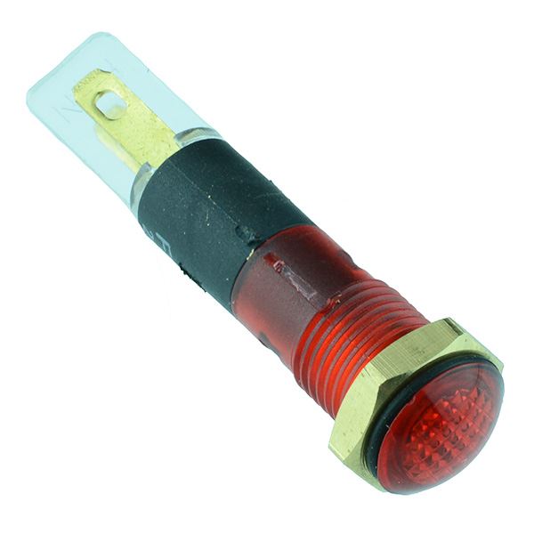 Red 8mm Panel Indicator 220V